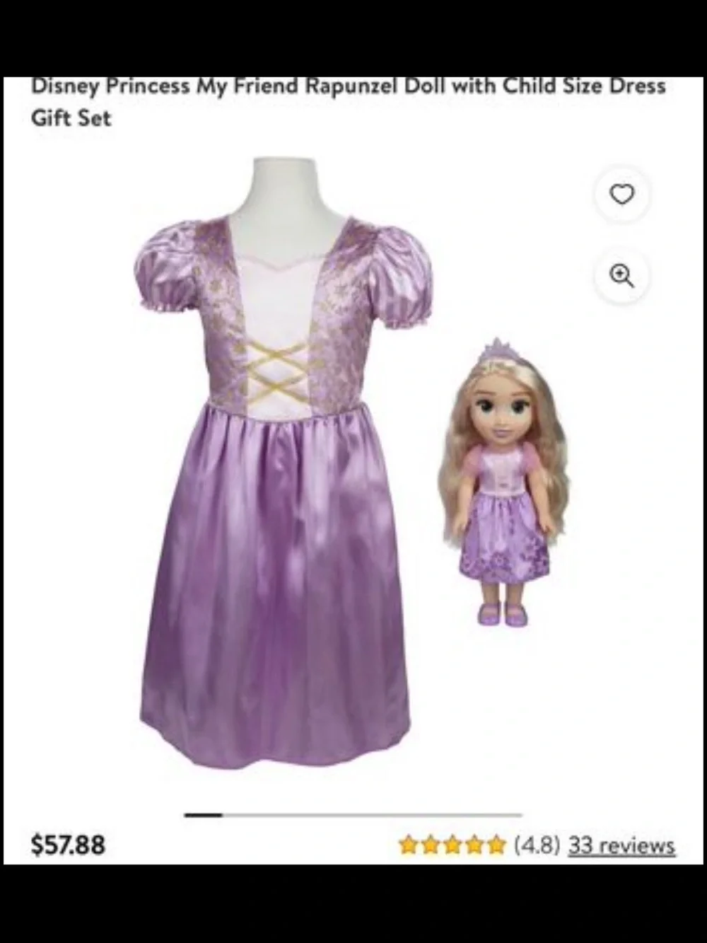 14-inch Disney Princess My Friend Rapunzel Doll
